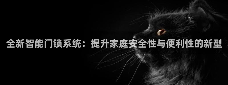 富联娱乐客户端登录不了：全新智能门锁系统：提升家庭安全性与便