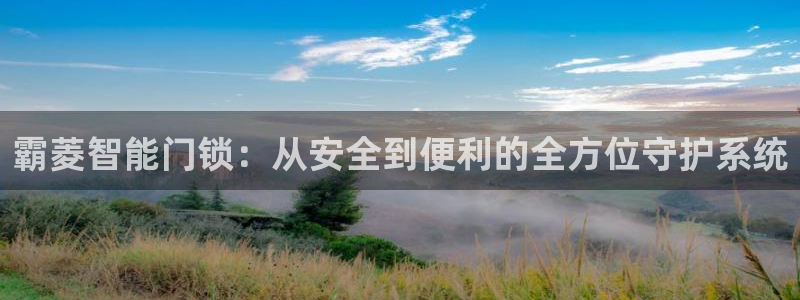 富联娱乐女团排名多少：霸菱智能门锁：从安全到便利的全方位守护