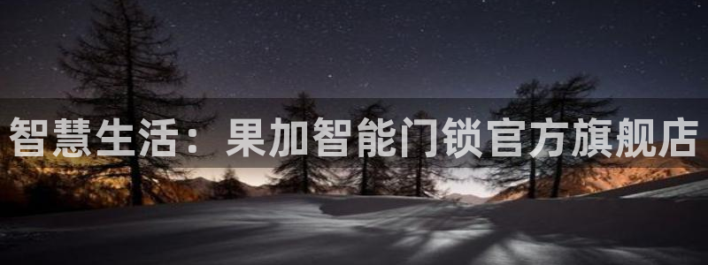 富联娱乐贴吧官网：智慧生活：果加智能门锁官方旗舰店
