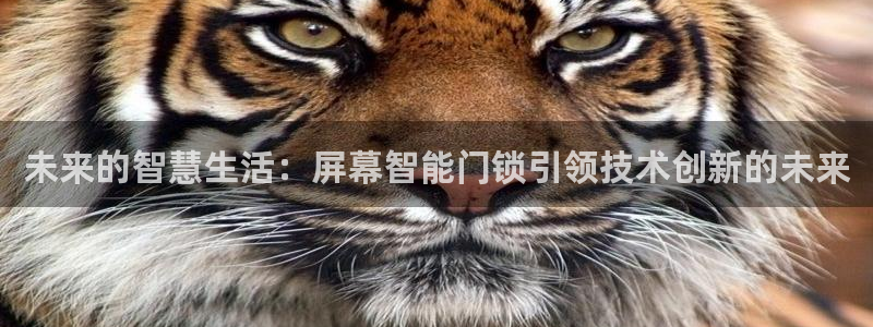 富联娱乐平台登录网址查询：未来的智慧生活：屏幕智能门锁引领技