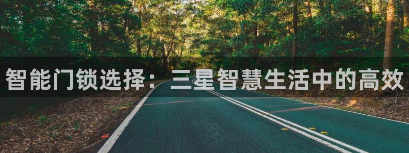 富联娱乐官方网站入口：智能门锁选择：三星智慧生活中的高效