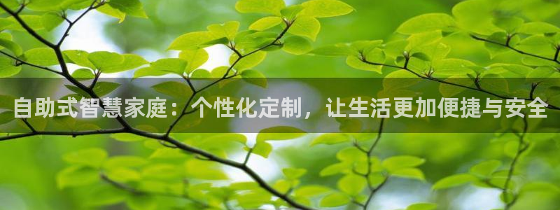 富联娱乐主管月原判官333OO：自助式智慧家庭：个性化定制，