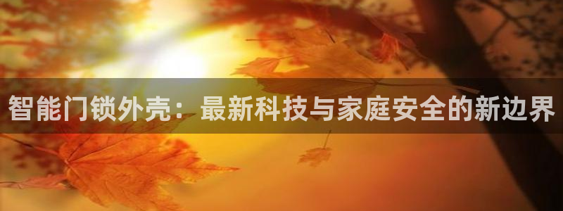 富联娱乐贴吧网站官网：智能门锁外壳：最新科技与家庭安全的新边