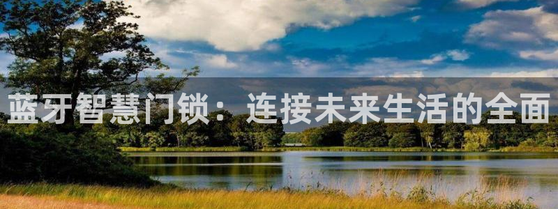 富联娱乐主管是谁呀：蓝牙智慧门锁：连接未来生活的全面