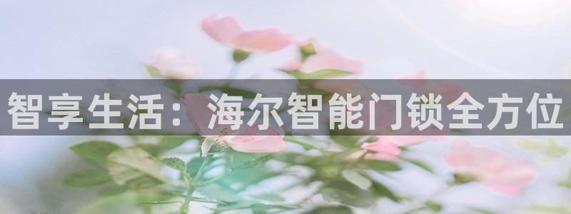 富联娱乐下载官网app：智享生活：海尔智能门锁全方位