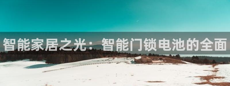 富联娱乐代理是谁做的呀：智能家居之光：智能门锁电池的全面