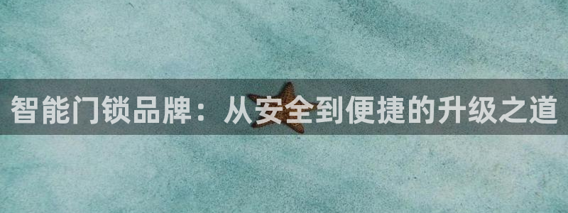 富联娱乐贴吧网站官网：智能门锁品牌：从安全到便捷的升级之道