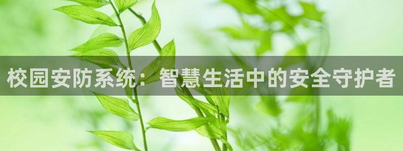 富联娱乐乞67五壹叁八：校园安防系统：智慧生活中的安全守护者